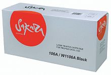 Картридж Sakura w1106a для HP Laserjet 107a/ 107r/ 107w/ 135a/ 135r/ 135w/ 137fnw, черный, 1000 к.