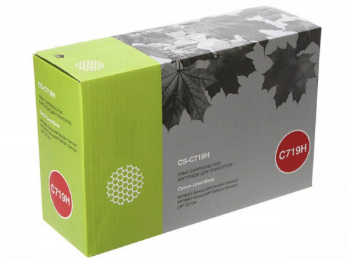 Картридж лазерный Cactus CS-C719H черный (6400стр.) для Canon MF5840dni-Sensys/MF5880dni; LBP6300i/6