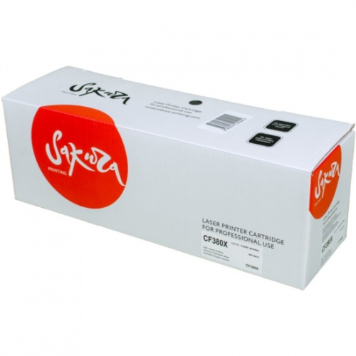 Картридж Sakura cf380x для HP mfp m476, черный, 4400 к.