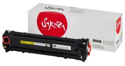 Картридж Sakura cb542a для HP color lj cm1312mfp/cp1215/cp1515/cp1518, желтый, 1500 к.